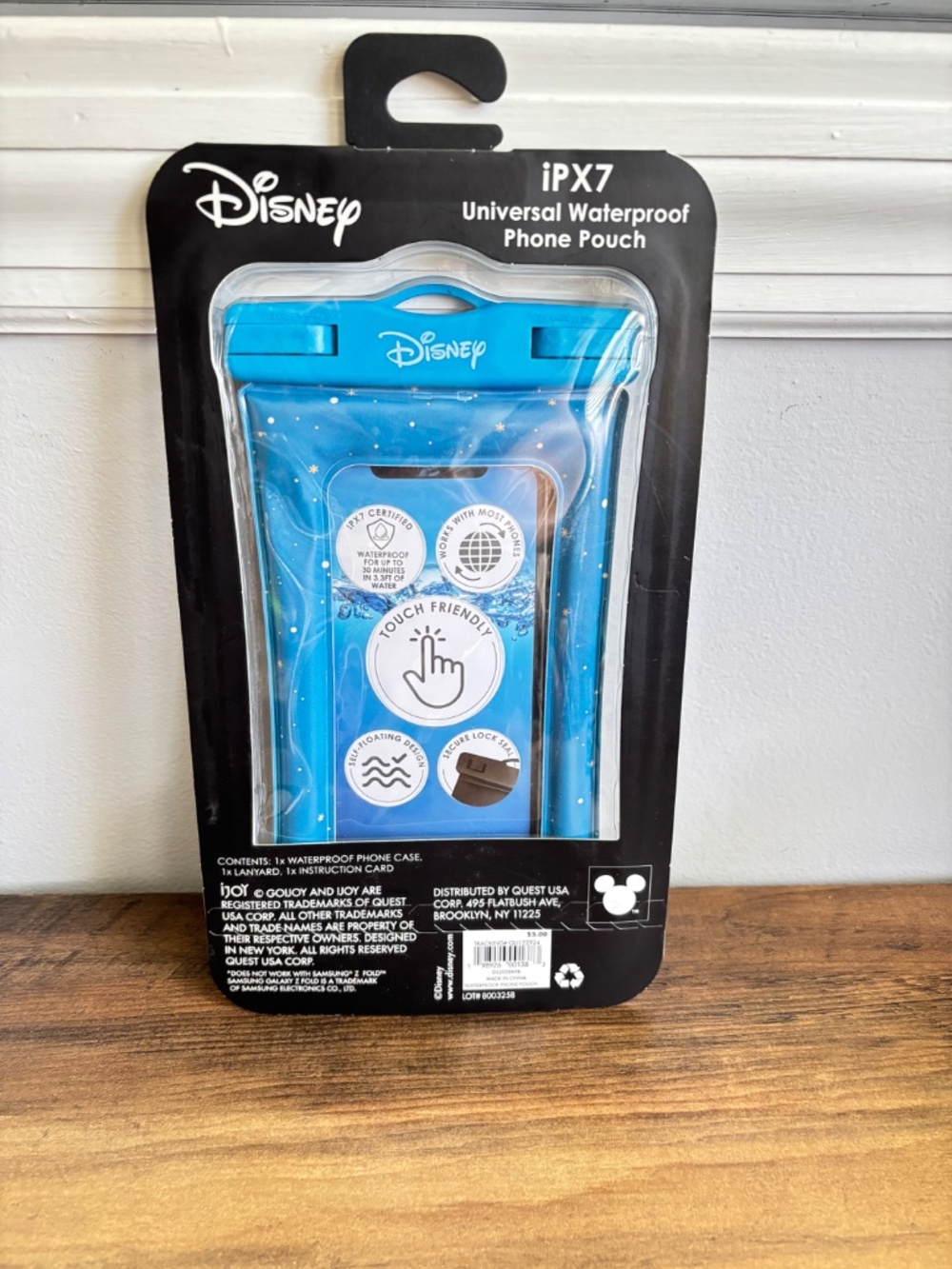 New Disney IPX7 Little Mermaid Ariel Waterproof Self Floating Phone Pouch Case - Picture 4 of 6